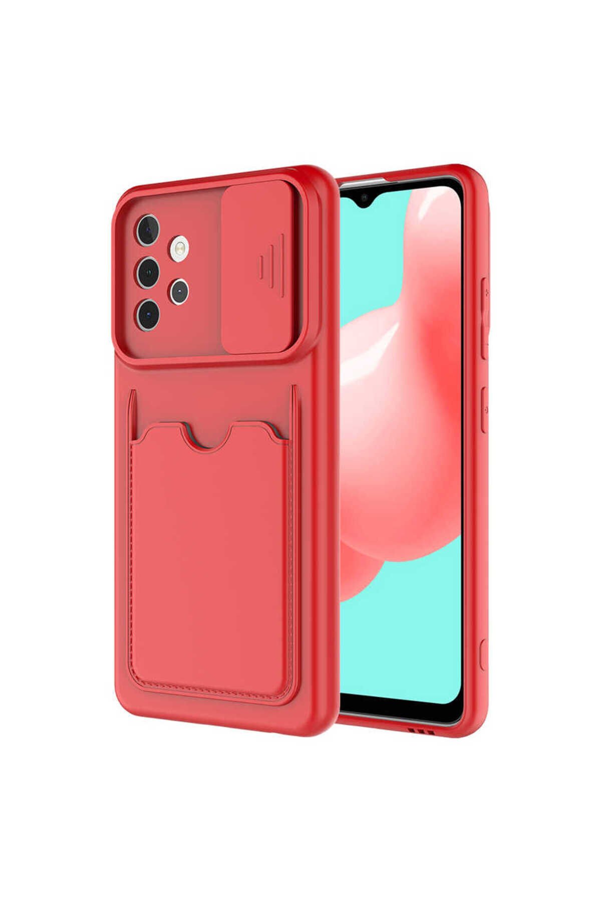 Galaxy A32 4G Kılıf BSAY Kartix Kapak - Kırmızı