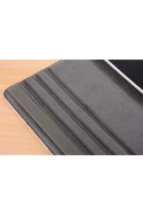 Galaxy Tab A8 10.5 SM-X200 (2021) Uyumlu BSAY Dönebilen Standlı Kılıf-Mor Lacivert