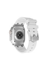 Watch Ultra 49mm Uyumlu KRD-89 Uyumlu BSAY Kordon-Turuncu Turuncu