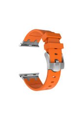 Watch Ultra 49mm Uyumlu KRD-89 Uyumlu BSAY Kordon-Turuncu Turuncu