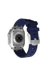 Watch Ultra 49mm Uyumlu KRD-89 Uyumlu BSAY Kordon-Turuncu Turuncu