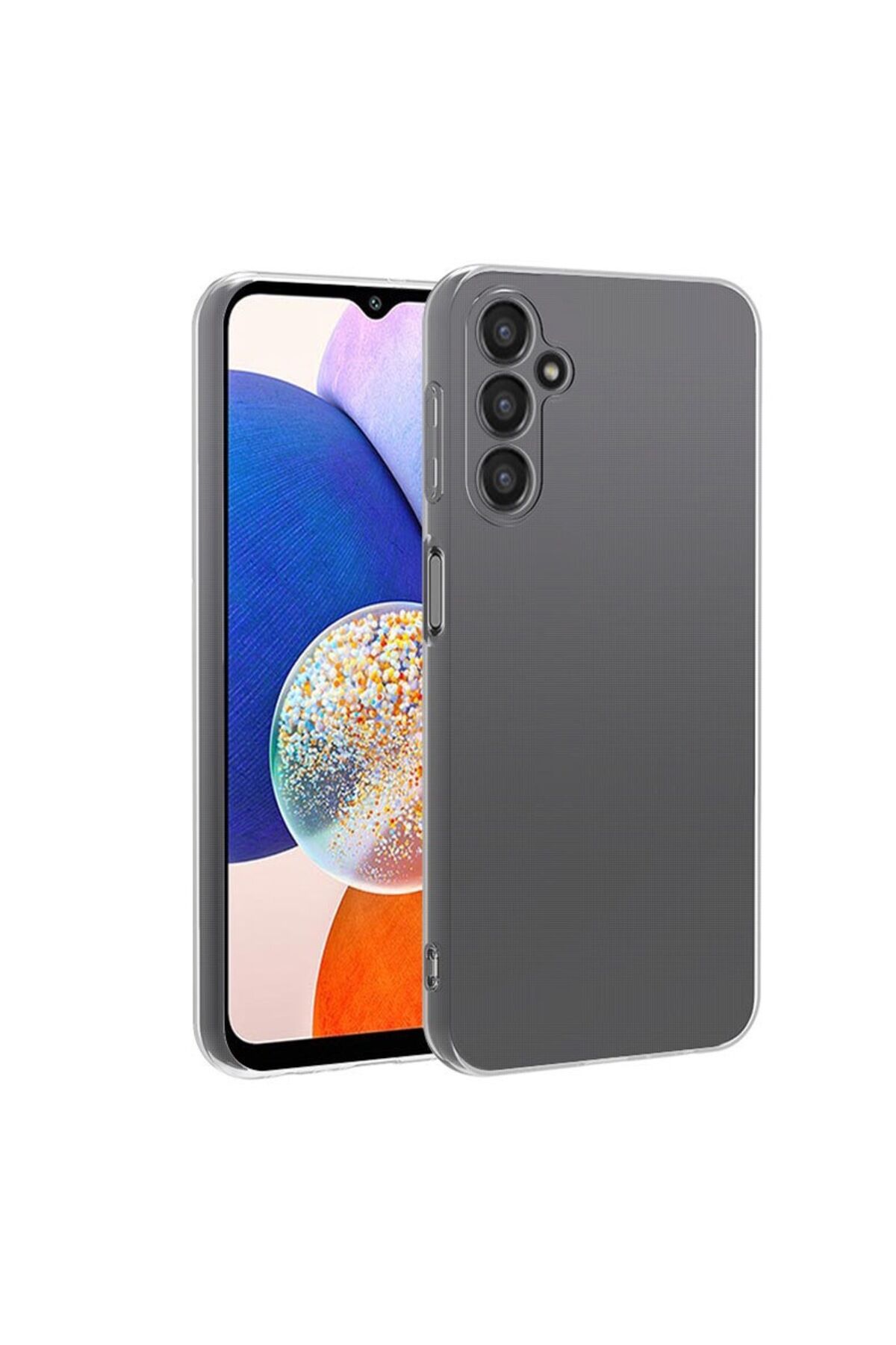Galaxy A24 Kılıf BSAY Süper Silikon Kapak - Renksiz Renksiz