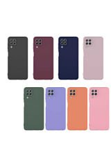 Galaxy A22 4G Kılıf BSAY Mara Lansman Kapak - Pembe Açık Lila