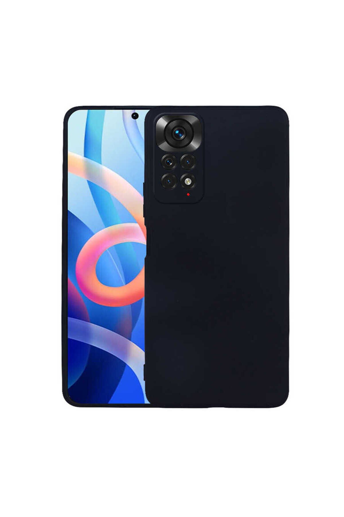 Redmi Note 11S Global Kılıf BSAY Premier Silikon Kapak - Siyah Siyah