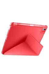 iPad Air 11 2025 M3 Kılıf SHRP Tri Folding Kalem Bölmeli Standlı Kılıf - Rose Gold Rose Gold