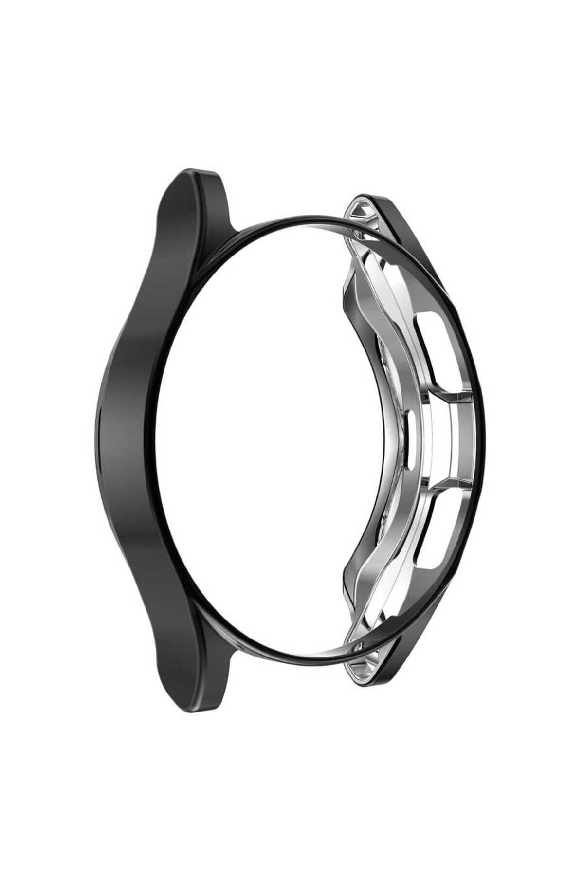 Galaxy Watch 4 Classic 42mm BSAY Watch Gard 02 Koruyucu Silikon - Siyah Siyah