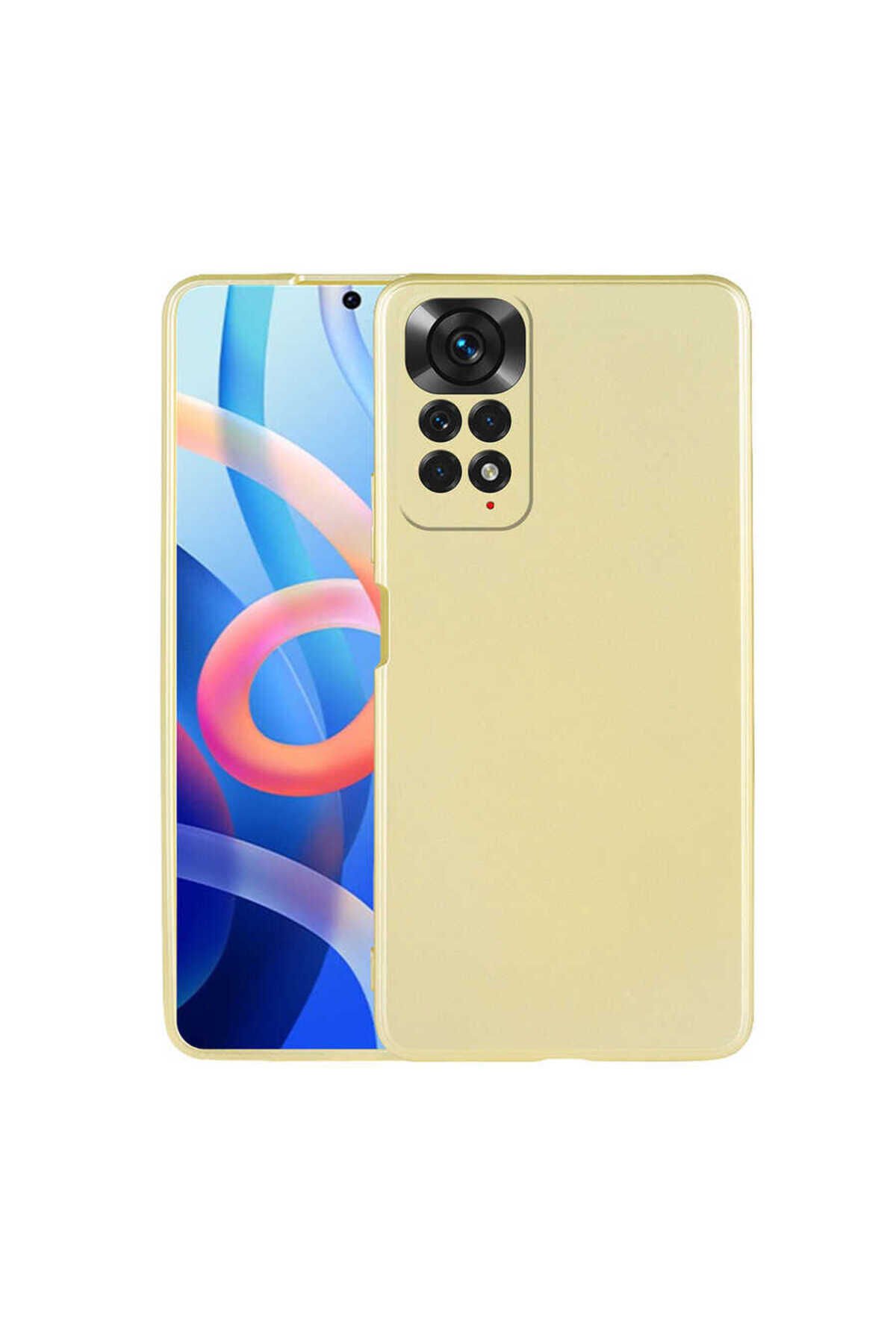 Redmi Note 11S Global Kılıf BSAY Premier Silikon Kapak - Siyah Gold