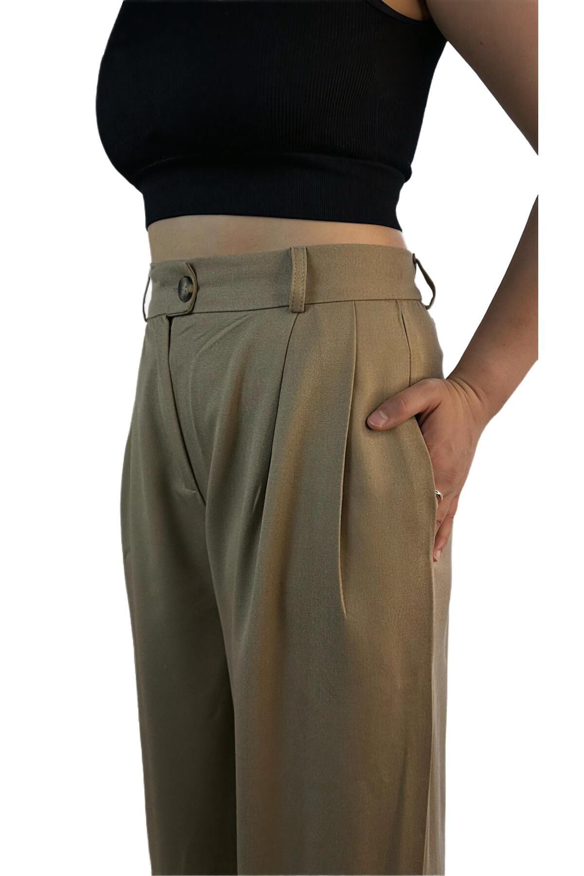 Pamuklu Palazzo Pantolon