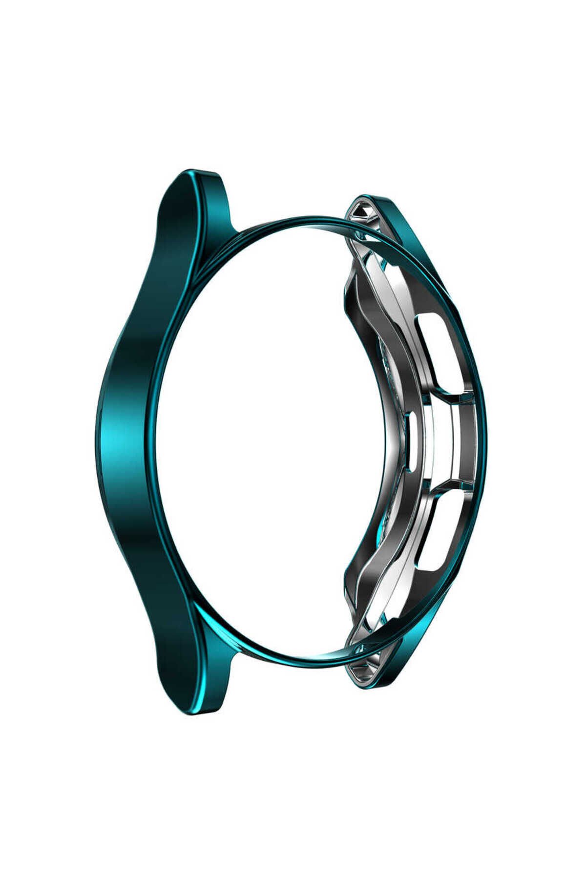 Galaxy Watch 4 Classic 42mm BSAY Watch Gard 02 Koruyucu Silikon - Siyah Yeşil