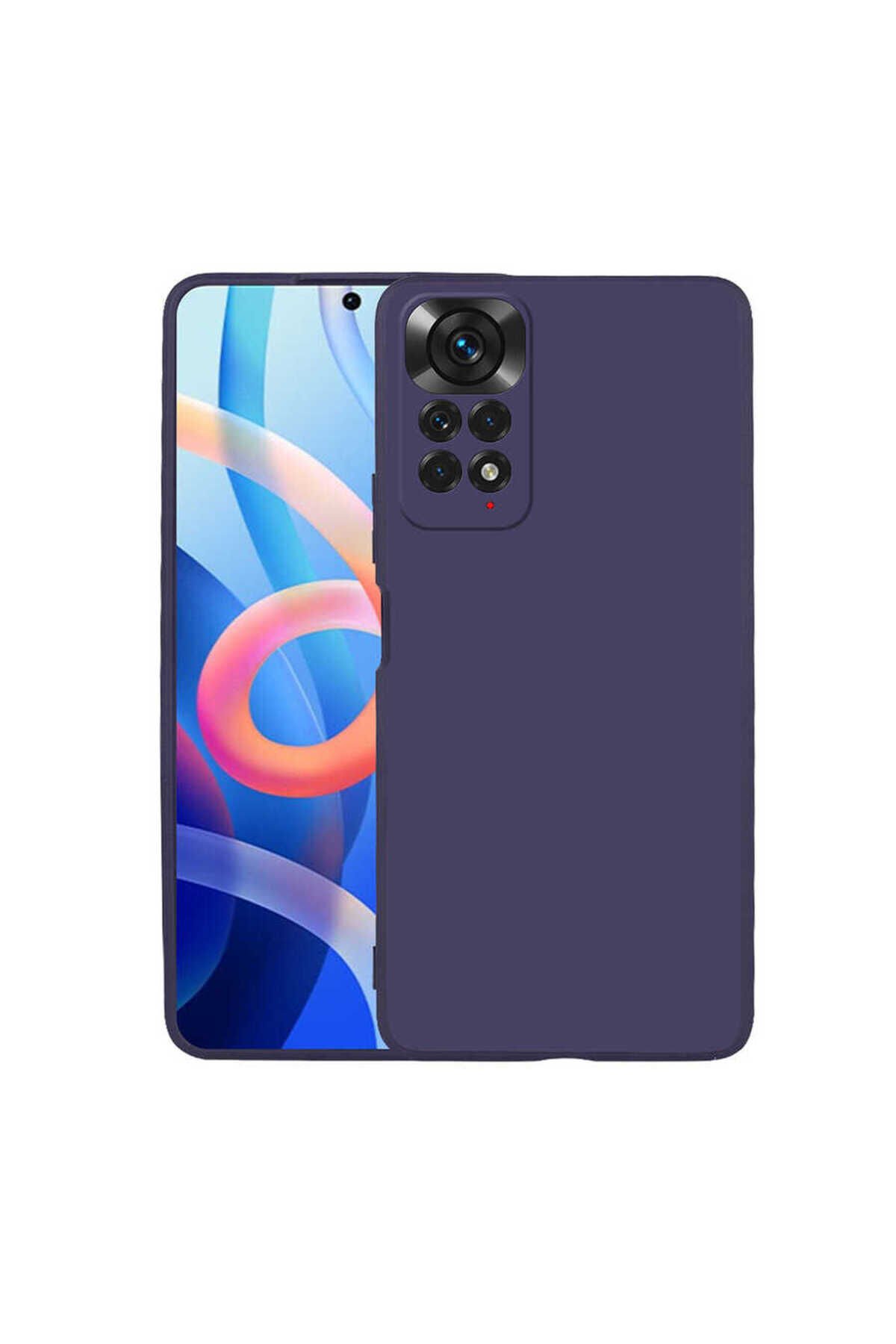 Redmi Note 11S Global Kılıf SBT Premier Silikon Kapak - Saks Mavi Saks Mavi