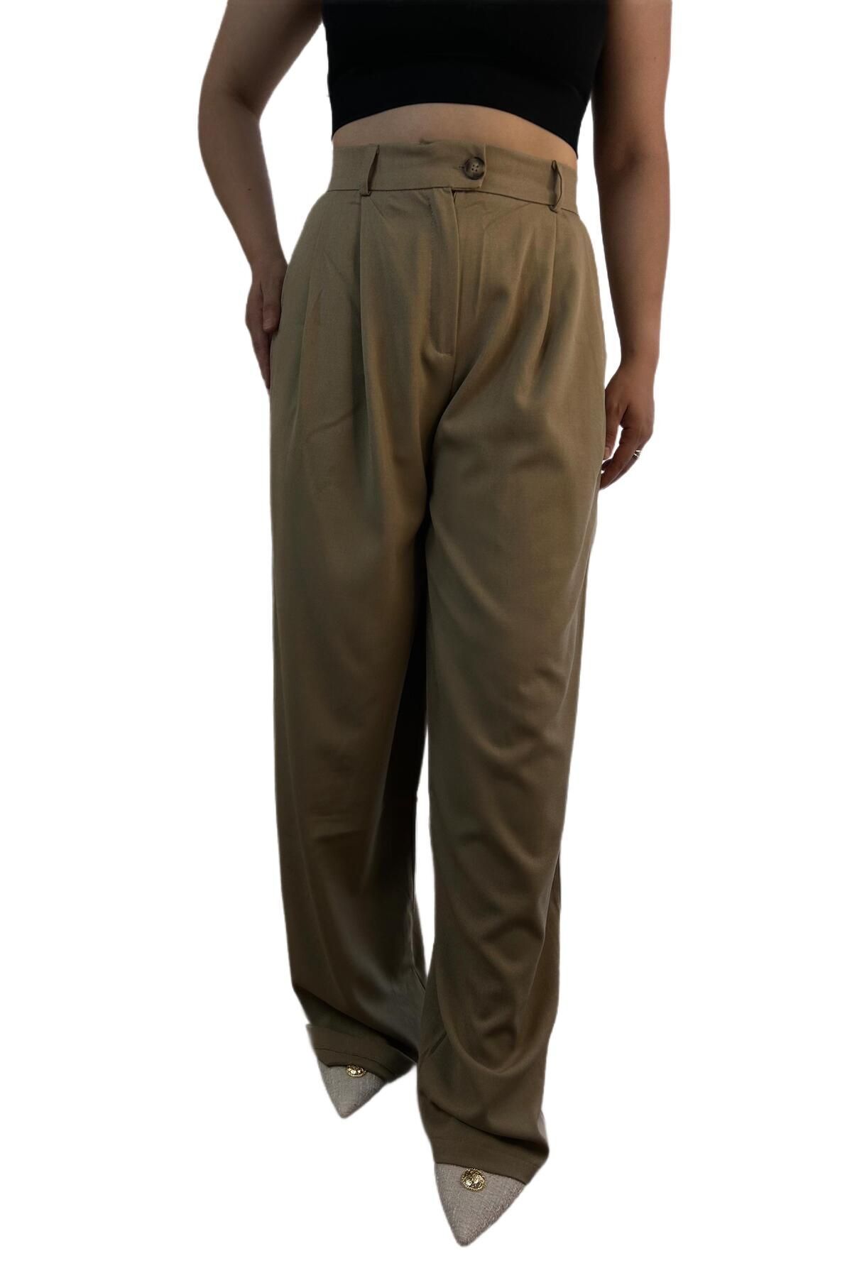 Pamuklu Palazzo Pantolon