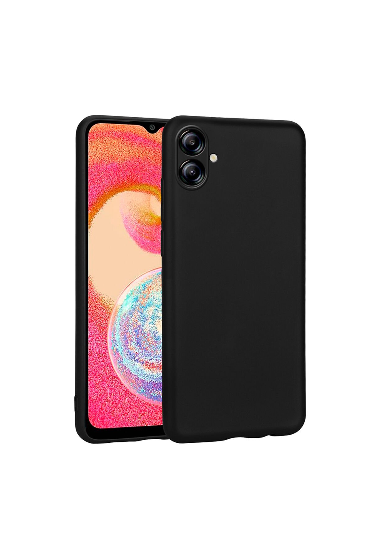 Galaxy A07 Kılıf BSAY Premier Silikon Kapak - Rose Gold Siyah