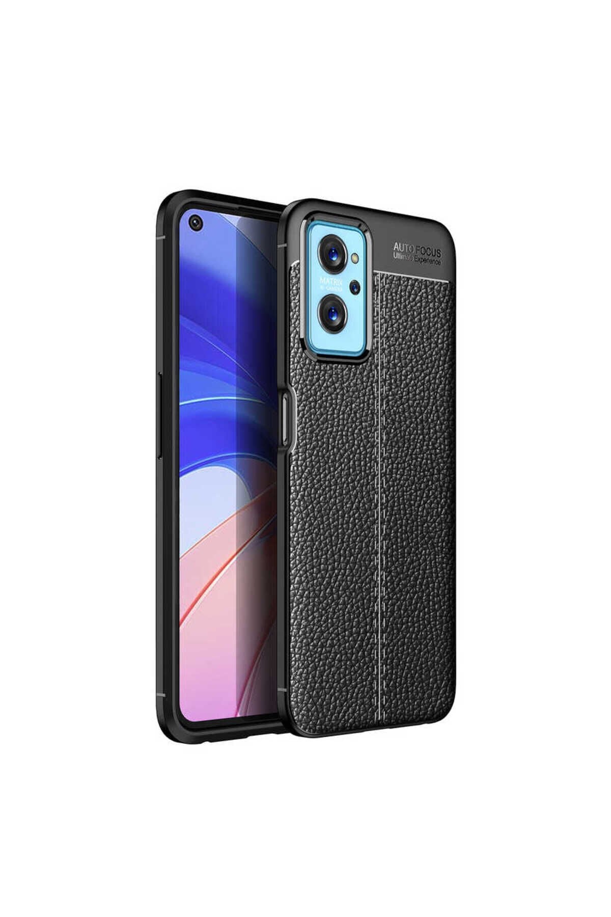 A96 4G Kılıf GZST Niss Silikon Kapak - Lacivert Siyah