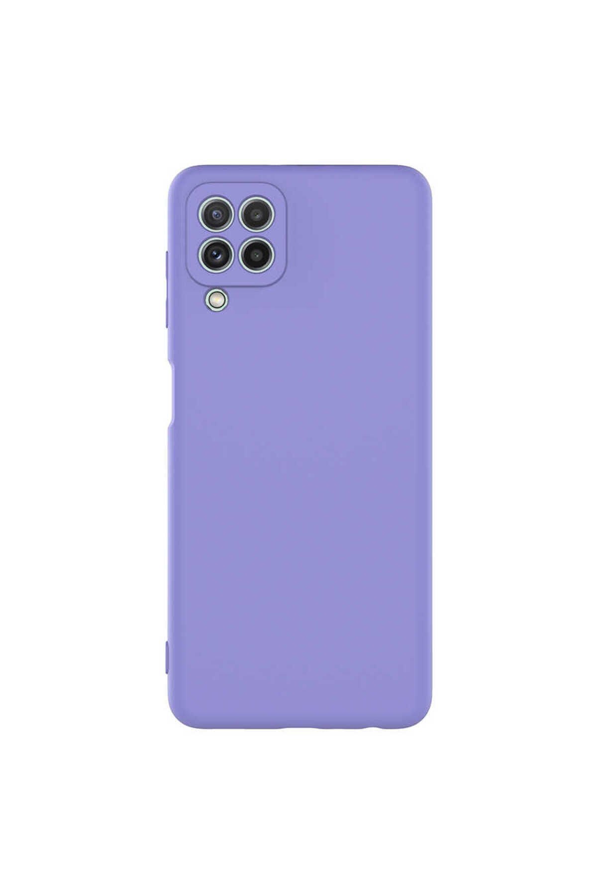 Galaxy M32 Kılıf BSAY Mara Lansman Kapak - Koyu Yeşil Lila