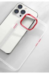 iPhone 13 Uyumlu BSAY Krom Kılıf-Siyah Koyu Yeşil