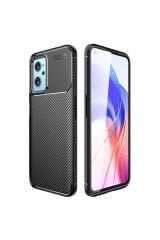 A96 4G Kılıf GZST Negro Silikon Kapak - Siyah Siyah