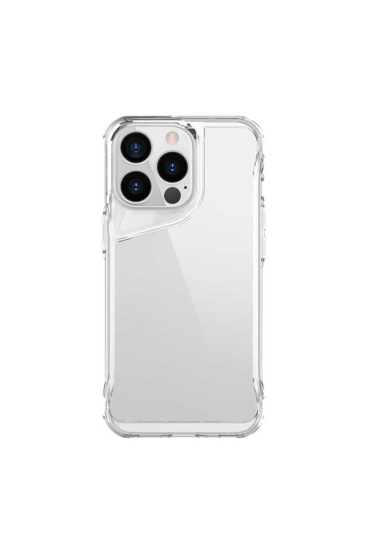 iPhone 14 Pro Uyumlu BSAY T-Max Kılıf-Renksiz Renksiz