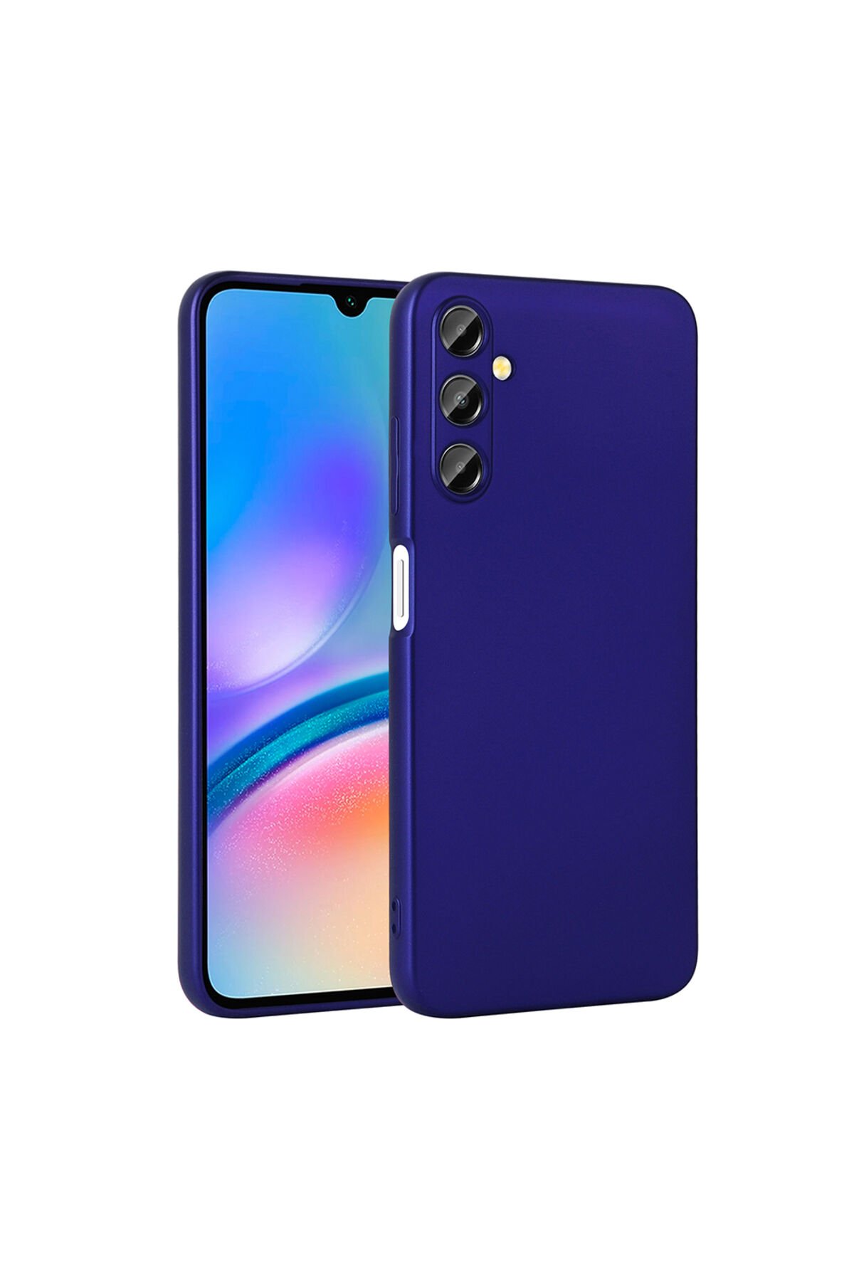 Galaxy A17 Kılıf BSAY Premier Silikon Kapak - Rose Gold Mavi