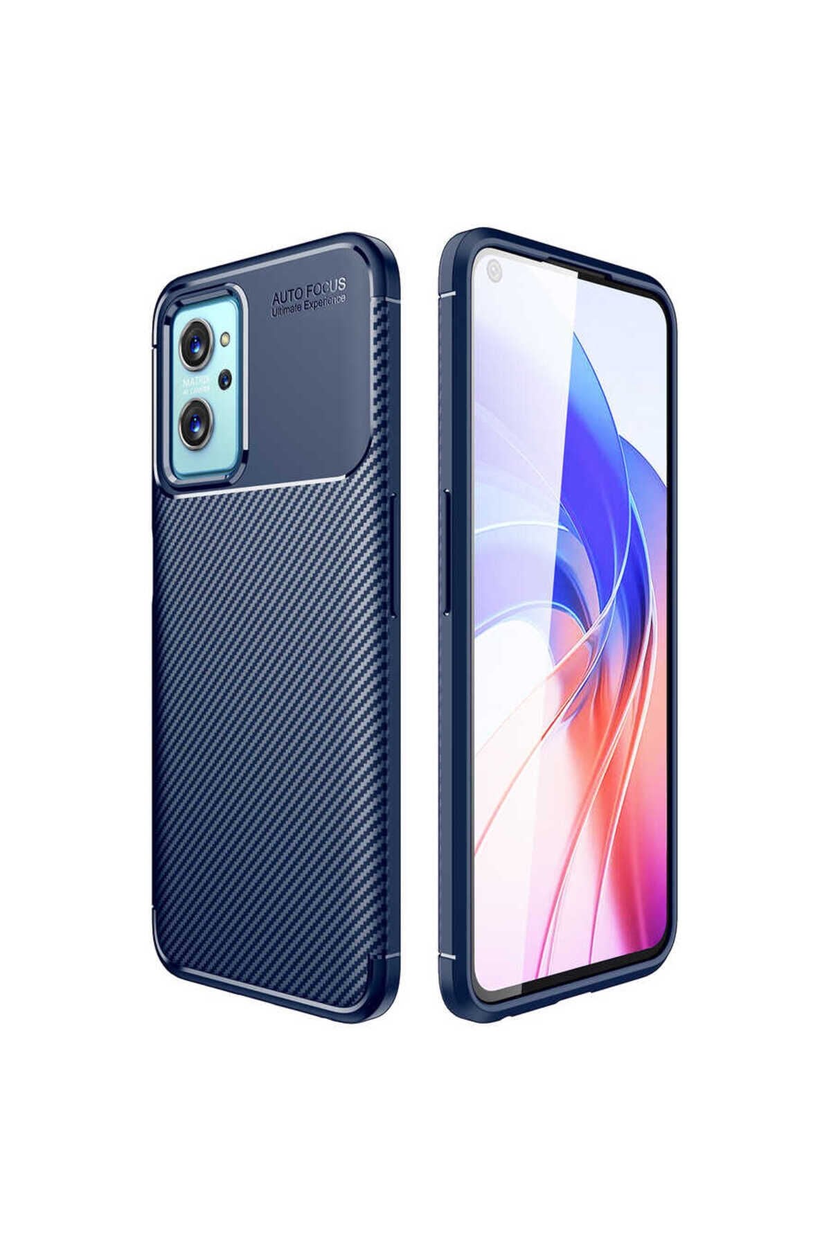 A96 4G Kılıf GZST Negro Silikon Kapak - Siyah Lacivert