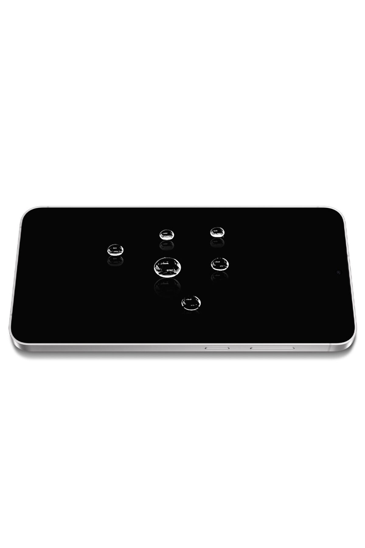 iPhone 14 Zore 3D Oliv HD Temperli Cam Ekran Koruyucu + Kolay Uygulama Aparatı - Şeffaf