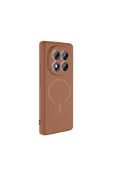 Redmi Note 14 Pro 5G Kılıf M-safe Şarj Özellikli BSAY Meta Kapak - Lacivert