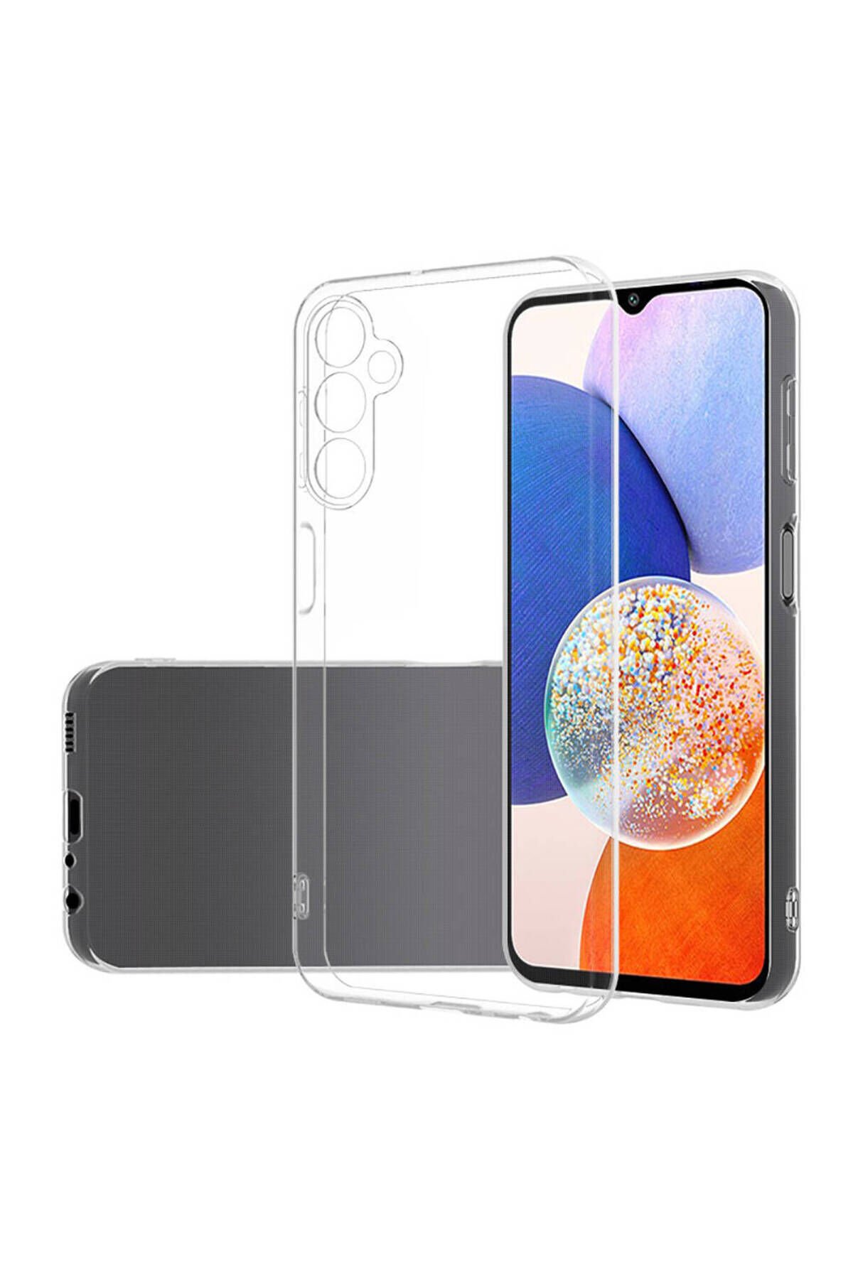 Galaxy A25 Kılıf GZST Süper Silikon Kapak - Renksiz Renksiz