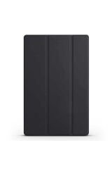 Galaxy Tab A8 10.5 SM-X200 (2021) Uyumlu BSAY Smart Cover Standlı 1-1 Kılıf-Pembe Koyu Lacivert