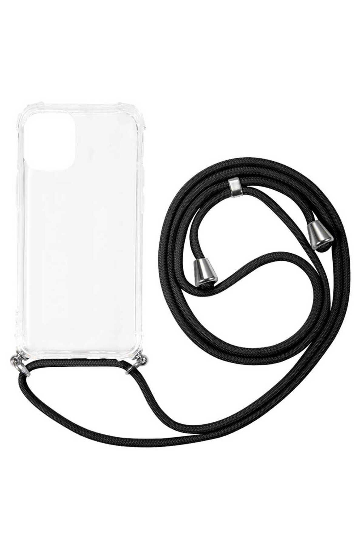 iPhone 15 Pro Uyumlu BSAY X-Rop Kılıf-Renksiz Renksiz