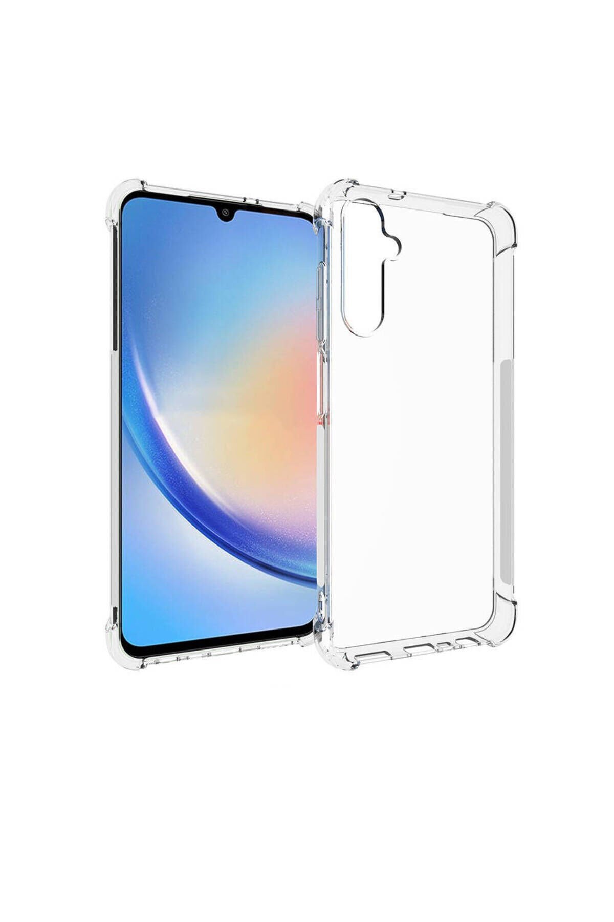 Galaxy A05S Kılıf TKNC Nitro Anti Shock Silikon - Renksiz Renksiz