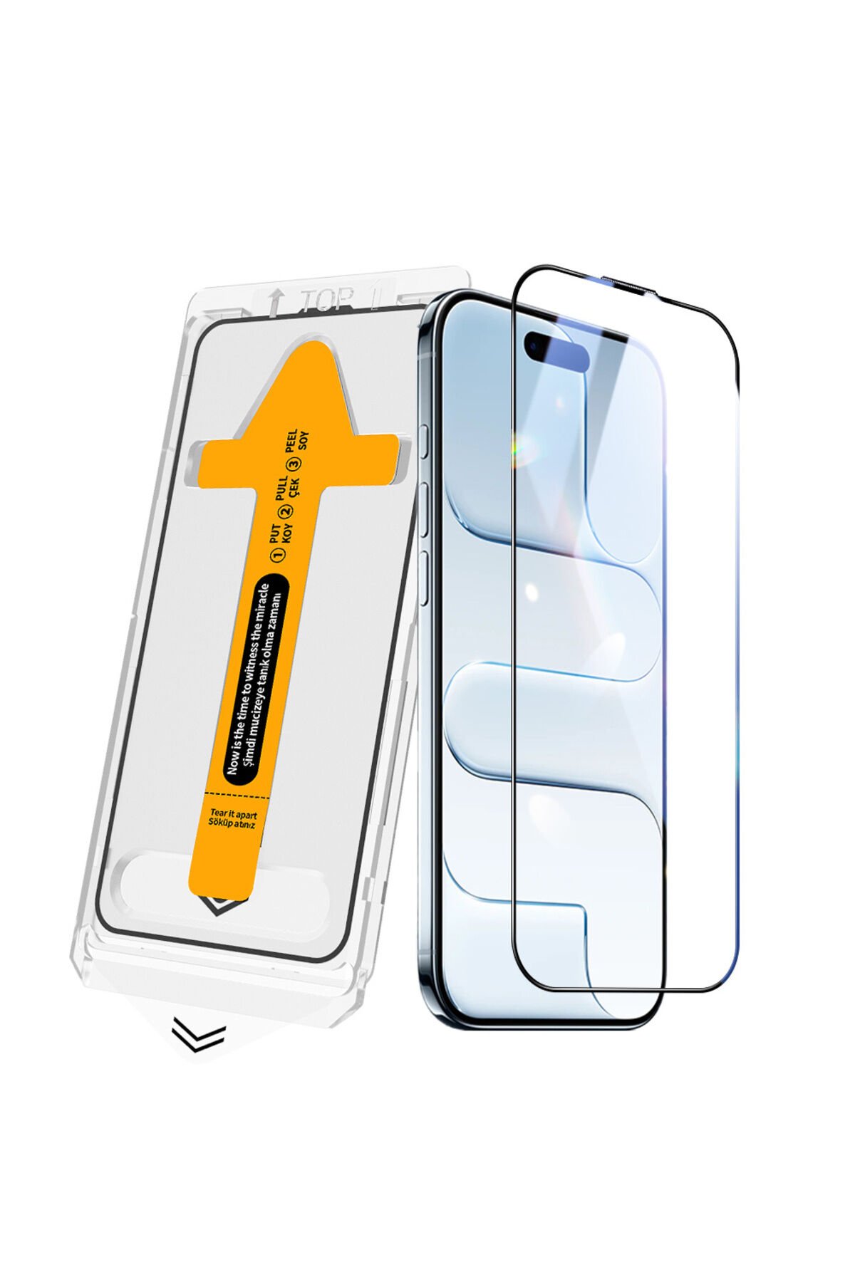 iPhone 17 Air BSAY 2.5D Oliv HD Temperli Cam Ekran Koruyucu + Kolay Uygulama Aparatı - Şeffaf