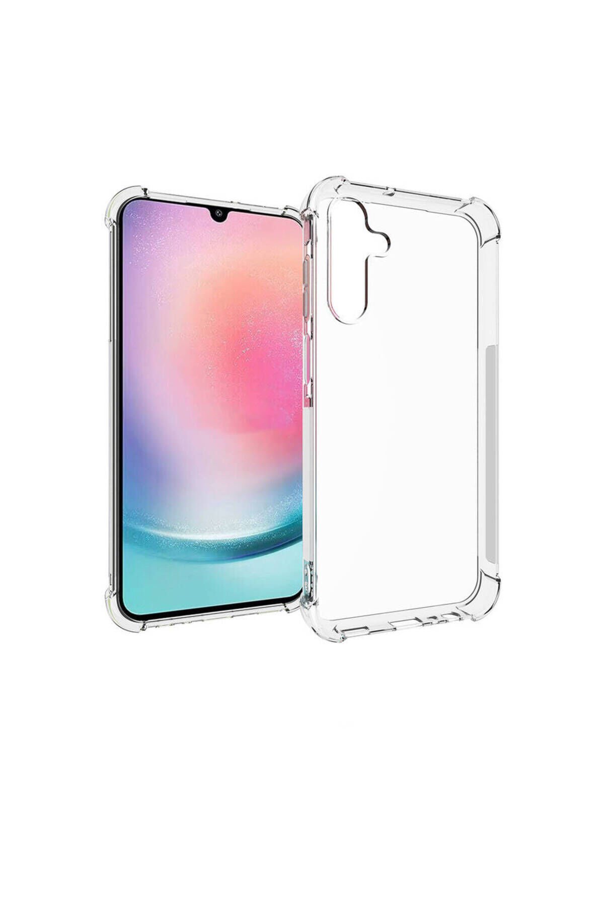 Galaxy A15 Kılıf BSAY Nitro Anti Shock Silikon - Renksiz Renksiz