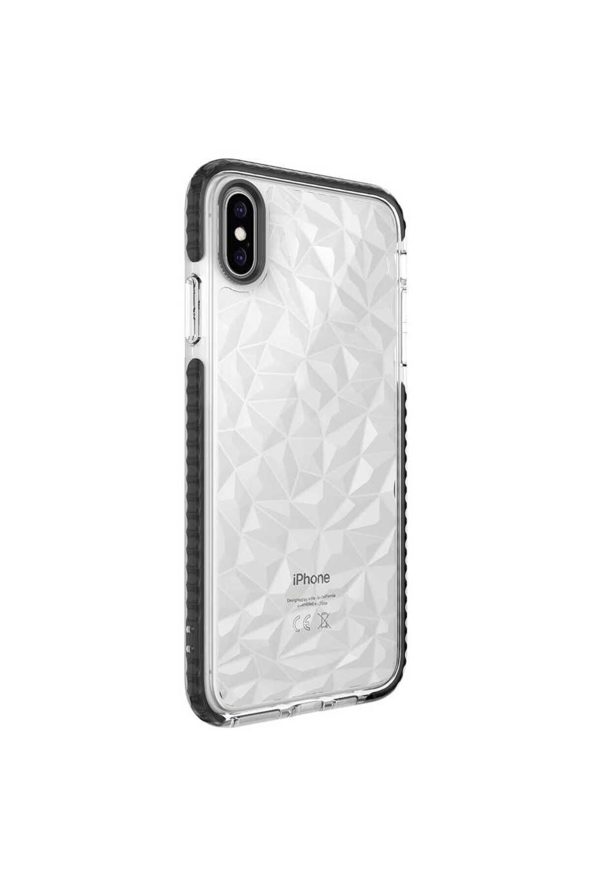 iPhone XS Max 6.5 Kılıf BSAY Buzz Kapak - Pembe Pembe