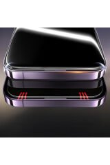 iPhone 17 Pro BSAY 2.5D Oliv HD Temperli Cam Ekran Koruyucu + Kolay Uygulama Aparatı - Şeffaf