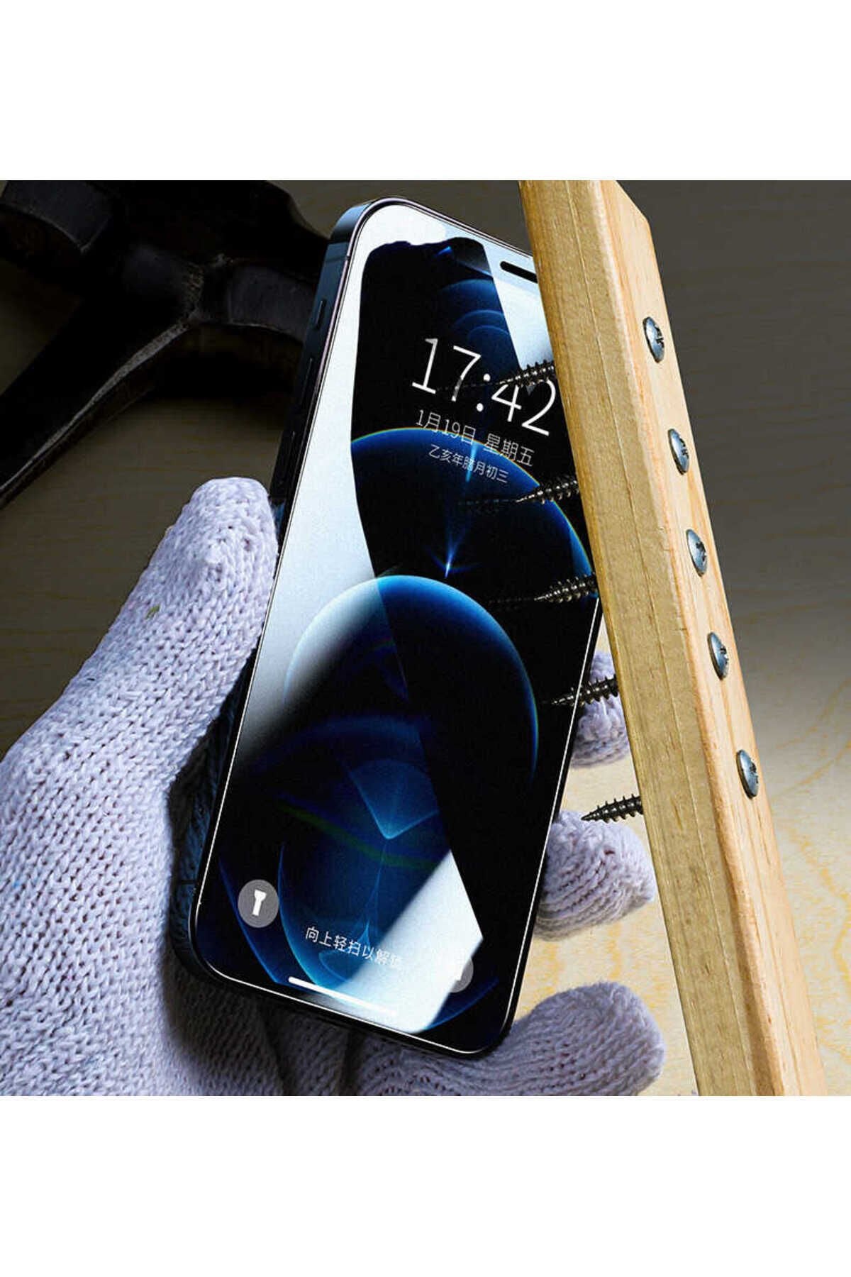 iPhone 14 Plus Uyumlu BSAY Rika Premium Privacy Temperli Cam Ekran Koruyucu