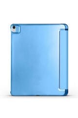 iPad Air 11 2025 M3 ZPRB Smart Cover Kalem Bölmeli Standlı 1-1 Kılıf - Siyah Kırmızı