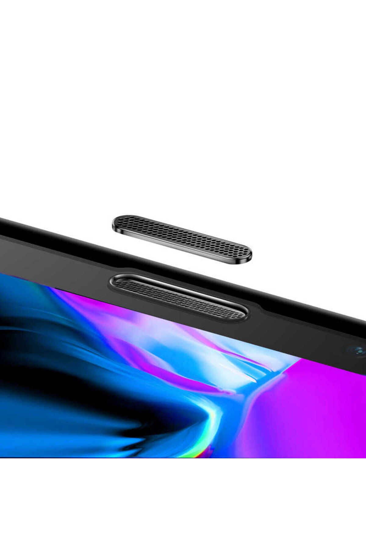 iPhone 14 Pro Ahize Toz Önleyici Uyumlu BSAY Anti-Dust Temperli Ekran Koruyucu