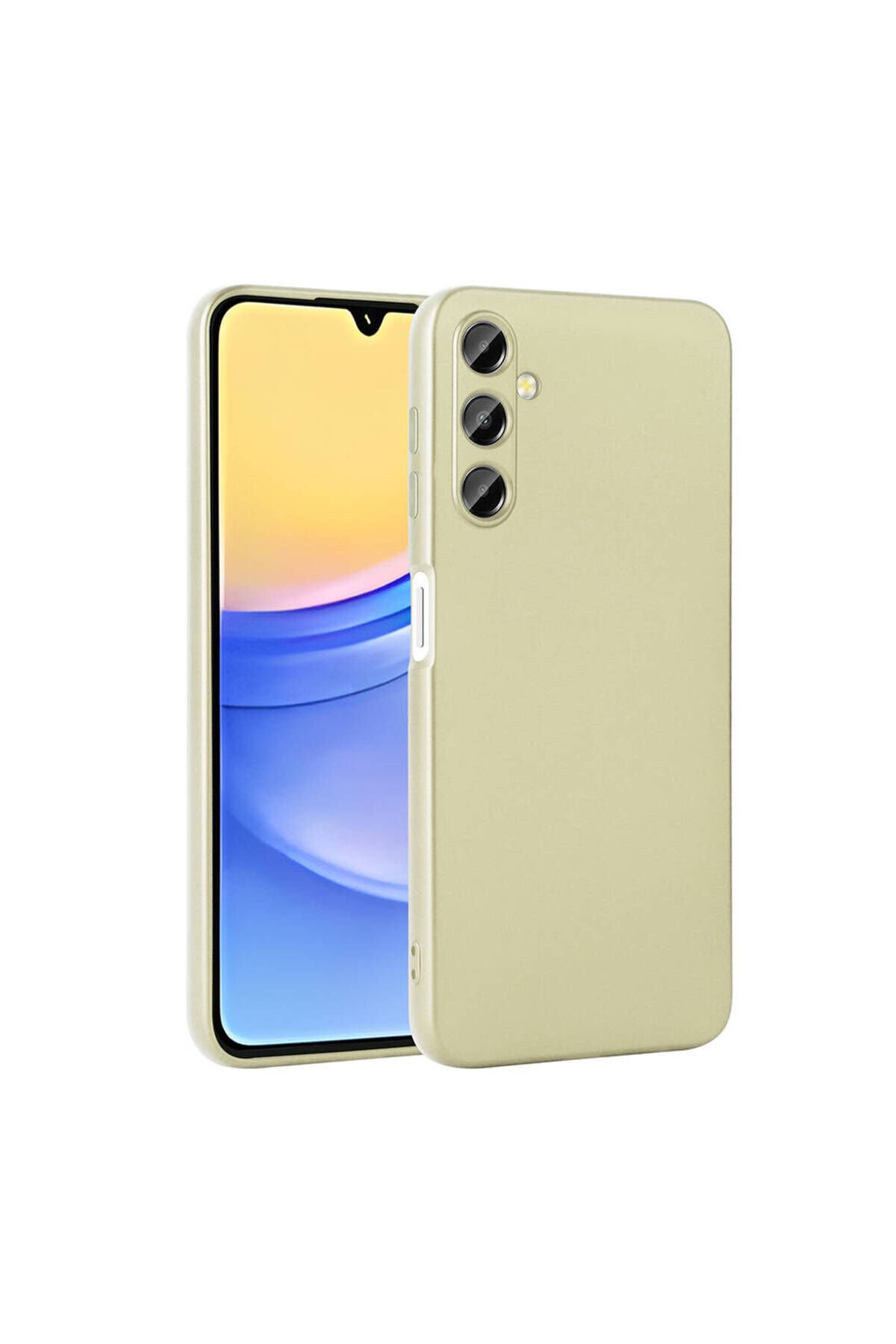Galaxy A15 Kılıf BSAY Premier Silikon Kapak - Gold Gold