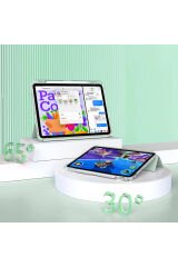 iPad Air 13 2025 M3 Kılıf Magnetik Ayrılabilen Airbagli ASMA Sliding Tablet Kılıfı - Lacivert Lacivert