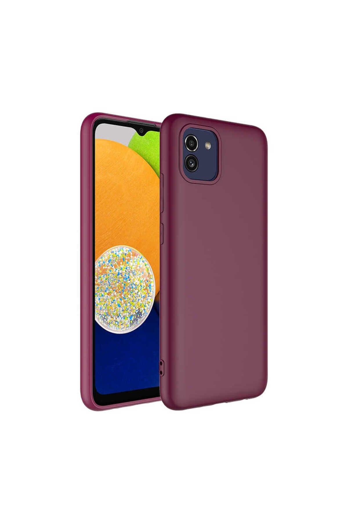 Galaxy A03 Kılıf BSAY Mara Lansman Kapak - Lila Koyu Mor