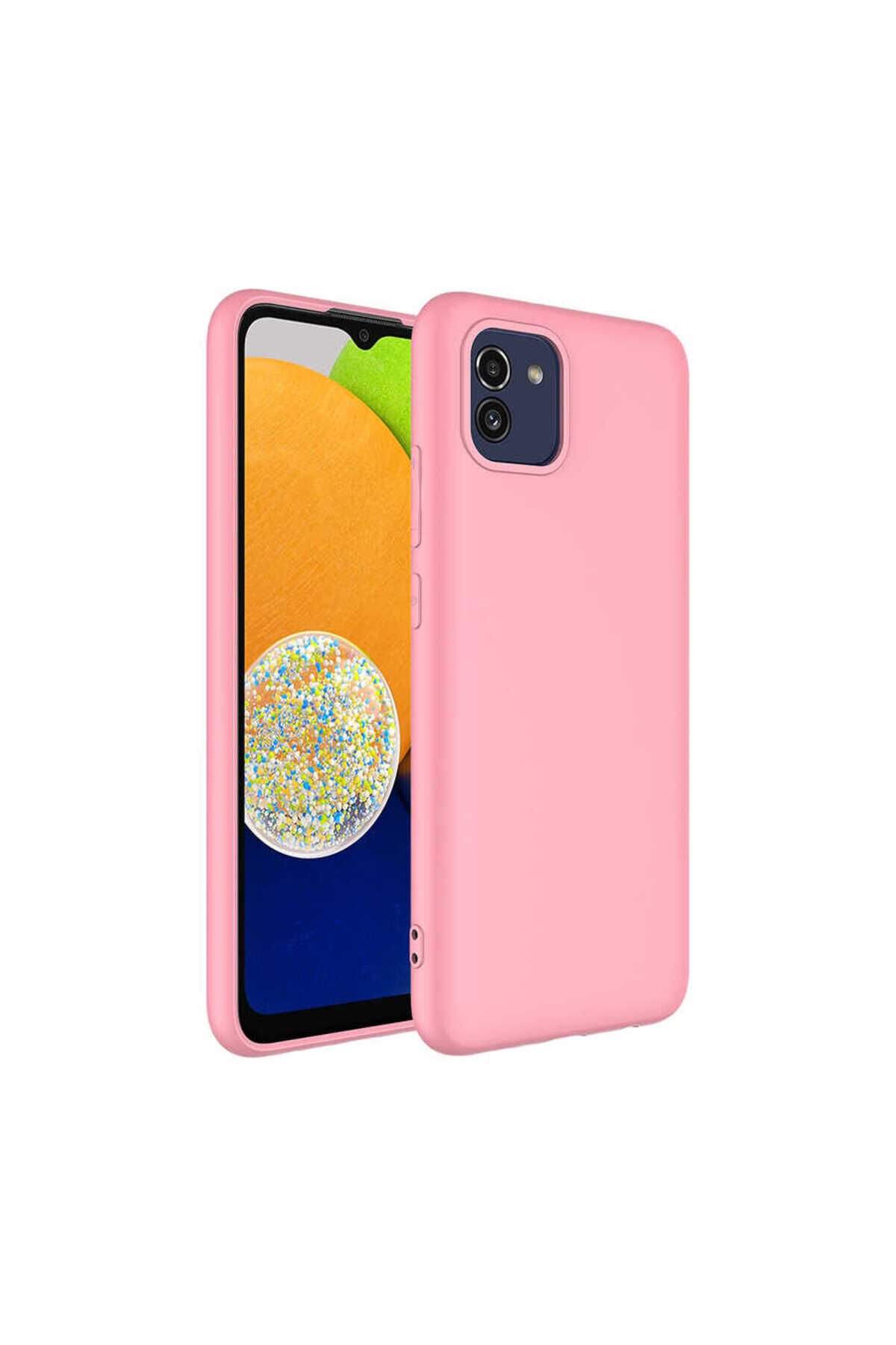 Galaxy A03 Kılıf BSAY Mara Lansman Kapak - Lila Pembe Açık