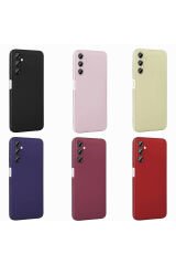 Galaxy A25 Kılıf BSAY Premier Silikon Kapak - Rose Gold Kırmızı