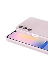 Galaxy A25 Kılıf BSAY Premier Silikon Kapak - Rose Gold Kırmızı