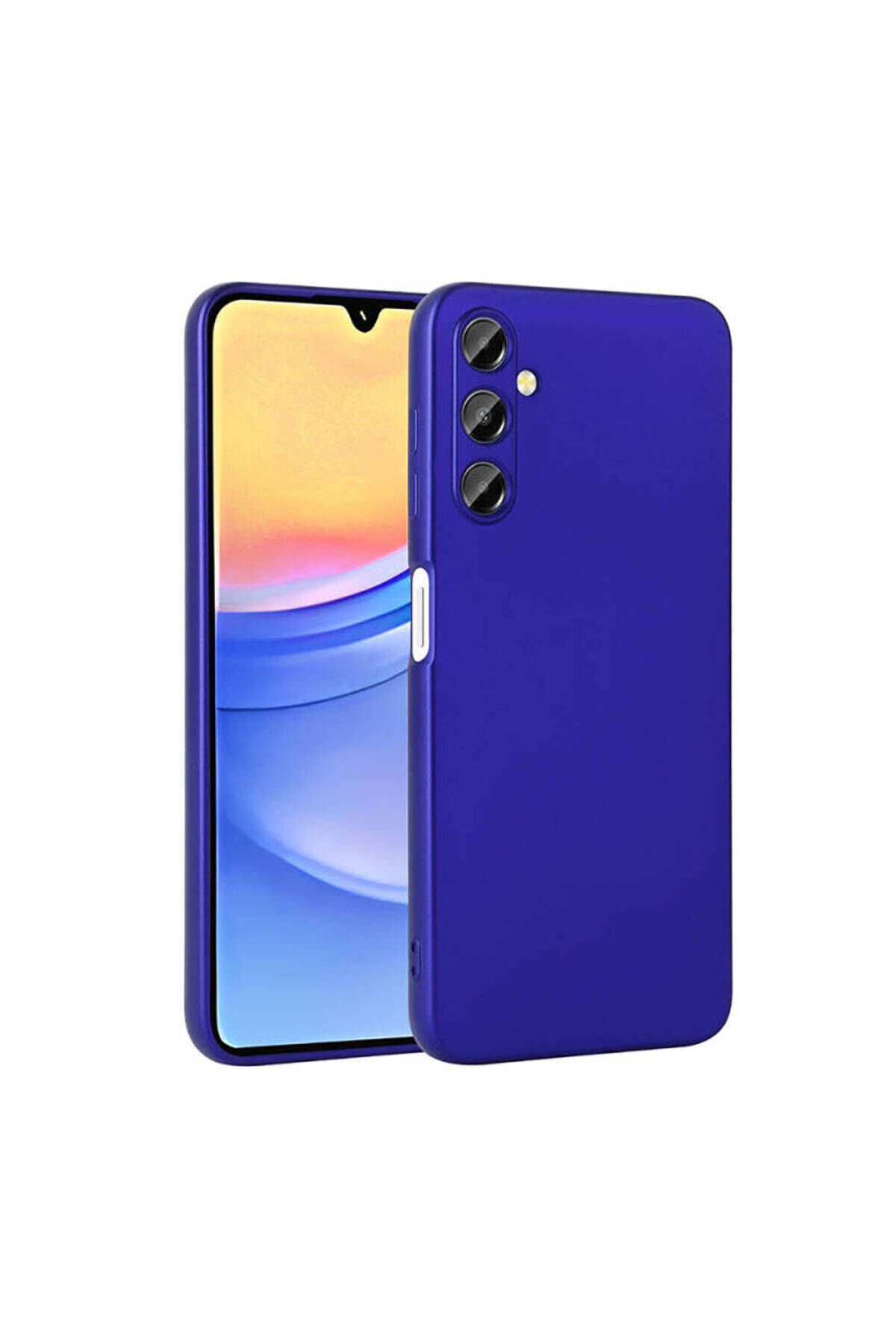 Galaxy A25 Kılıf ZPRB Premier Silikon Kapak - Saks Mavi Saks Mavi