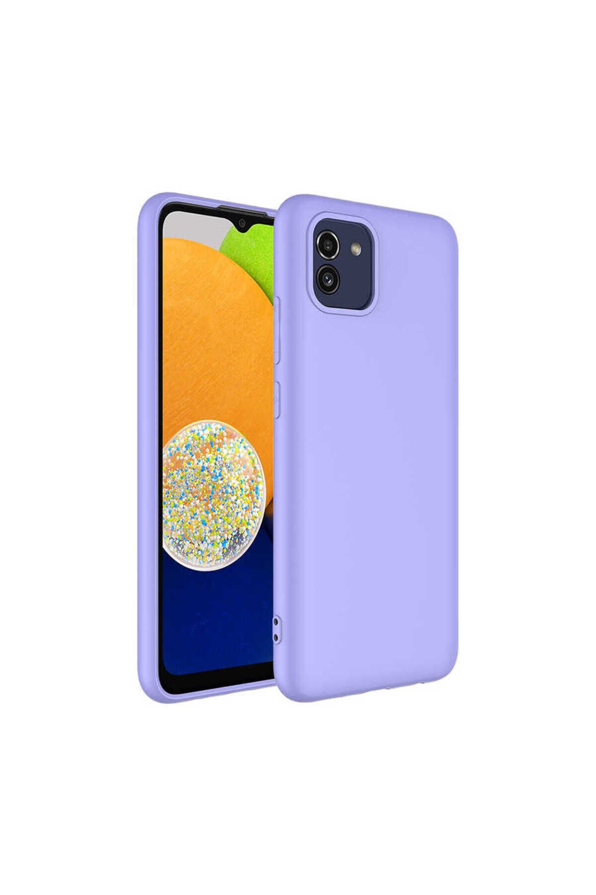 Galaxy A03 Kılıf BSAY Mara Lansman Kapak - Lila Koyu Yeşil