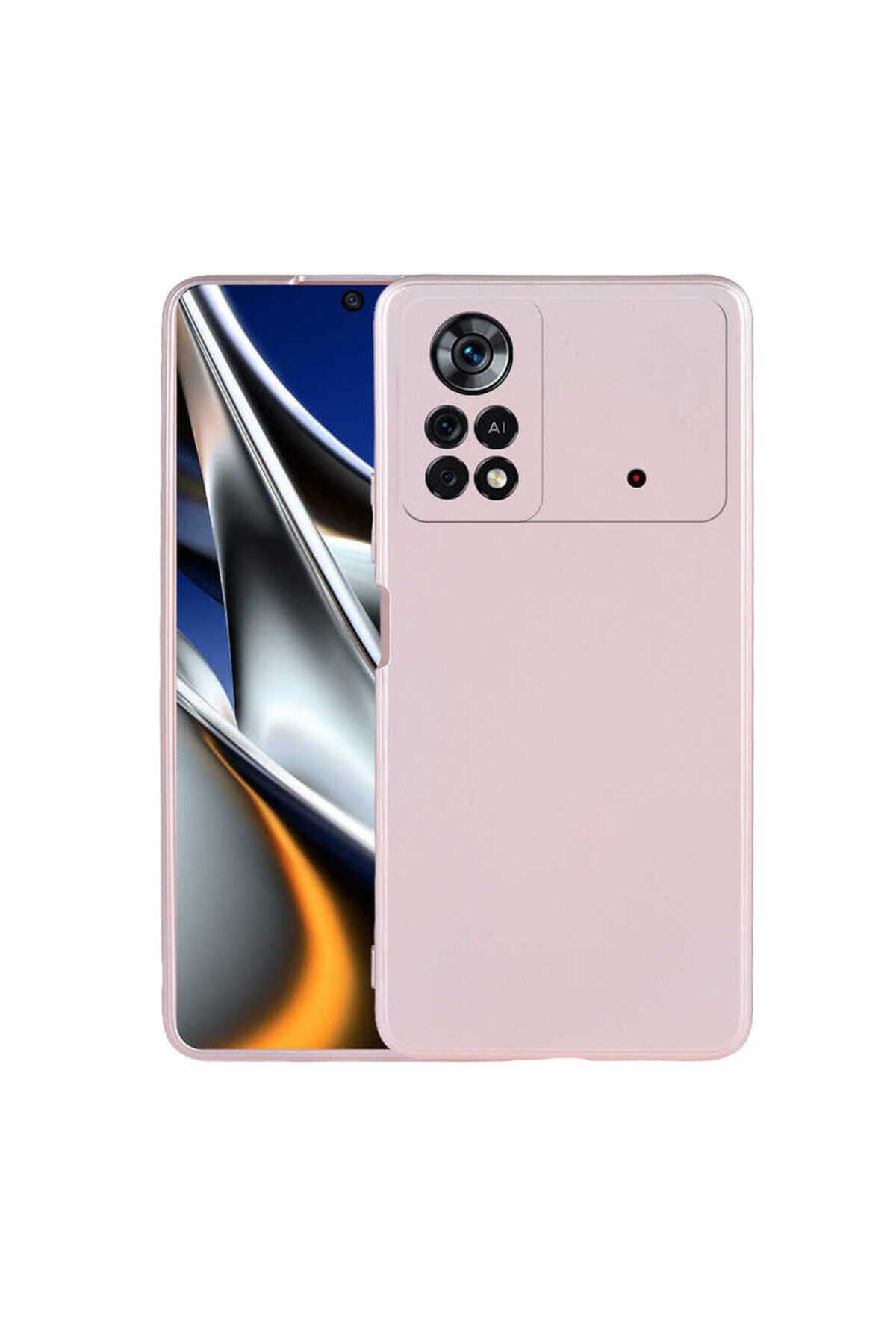 Poco X4 Pro 5G Kılıf BSAY Premier Silikon Kapak - Rose Gold Rose Gold