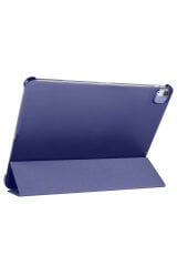 iPad Air 13 2025 M3 BSAY Smart Cover Kalem Bölmeli Standlı 1-1 Kılıf - Lacivert Lacivert