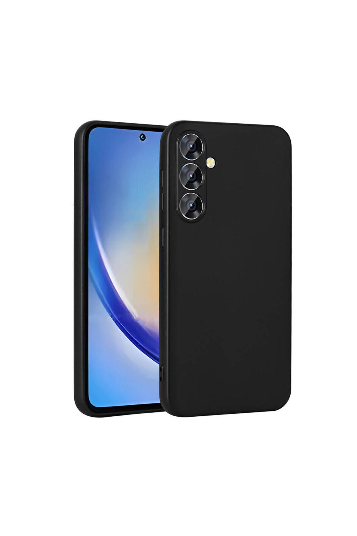Galaxy A35 Kılıf BSAY Premier Silikon Kapak - Lacivert Siyah