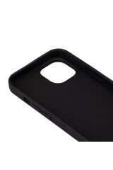 iPhone 15 Uyumlu Kılıf BSAY Biye Silikon-Siyah Siyah