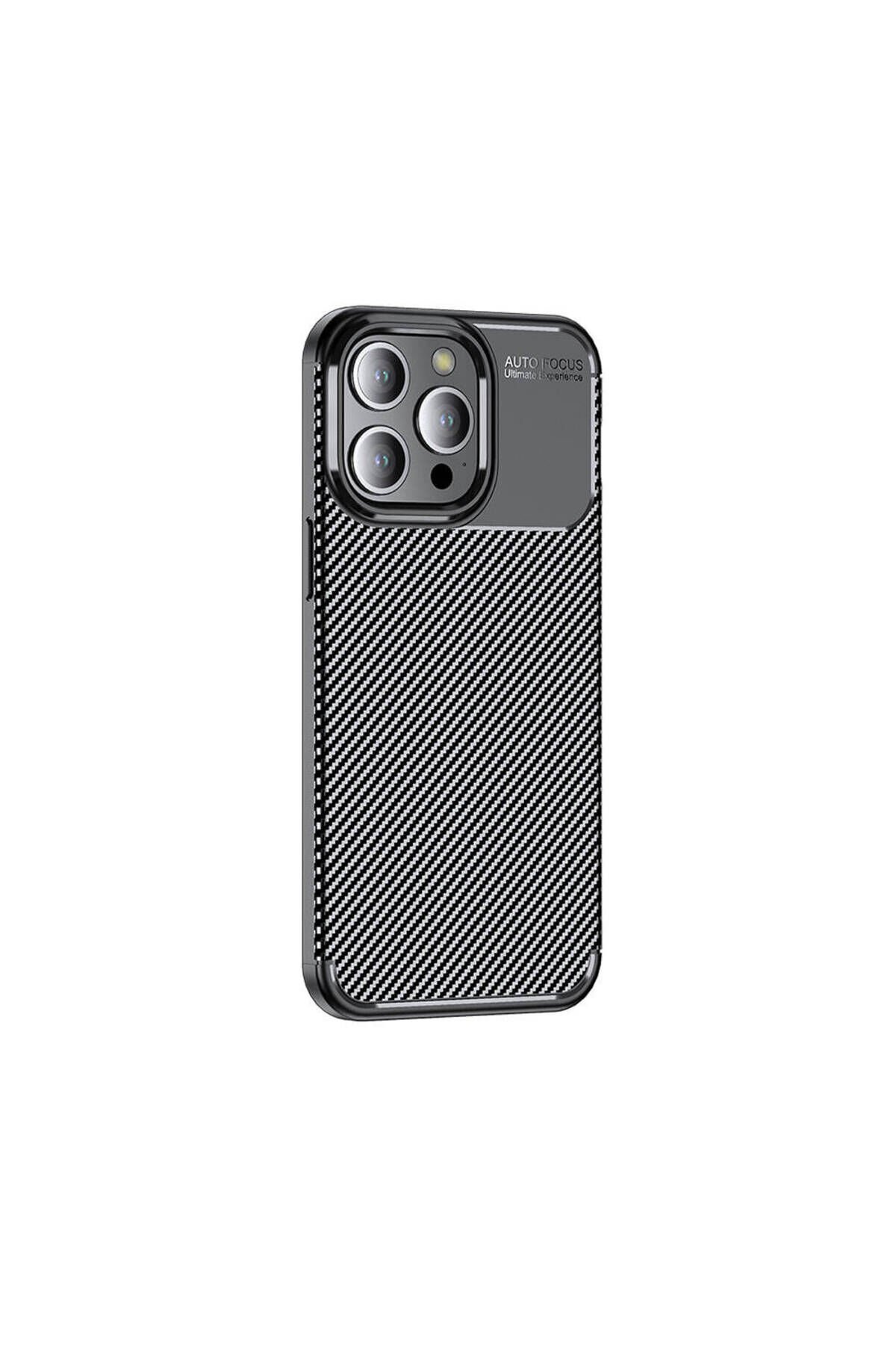 iPhone 15 Pro Uyumlu BSAY Negro Silikon Kılıf-Siyah Siyah
