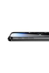 iPhone 15 Pro Uyumlu BSAY Negro Silikon Kılıf-Siyah Siyah